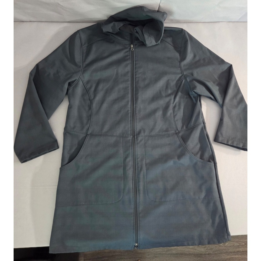Vintage Tilley Coat Mens‎ 2 Extra Large Blue Grid Fleece Outdoor Jacket Canada